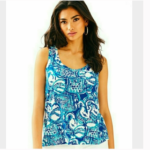 Combinaison (Jumpsuit) Lilly Pulitzer Ailsie - Taille S - Couleur Indigo/Blanc Marine "Keep On Trunkin" - Neuf Avec étiquettes